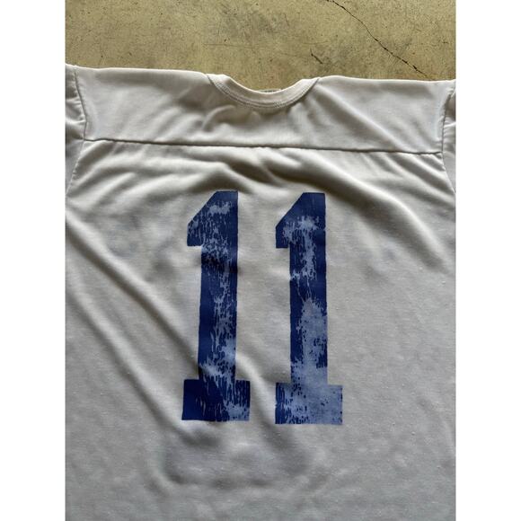 Vintage 1980s Gray Cowboys Jersey Size Small #11 Made in USA Rawlings - Picture 7 of 7